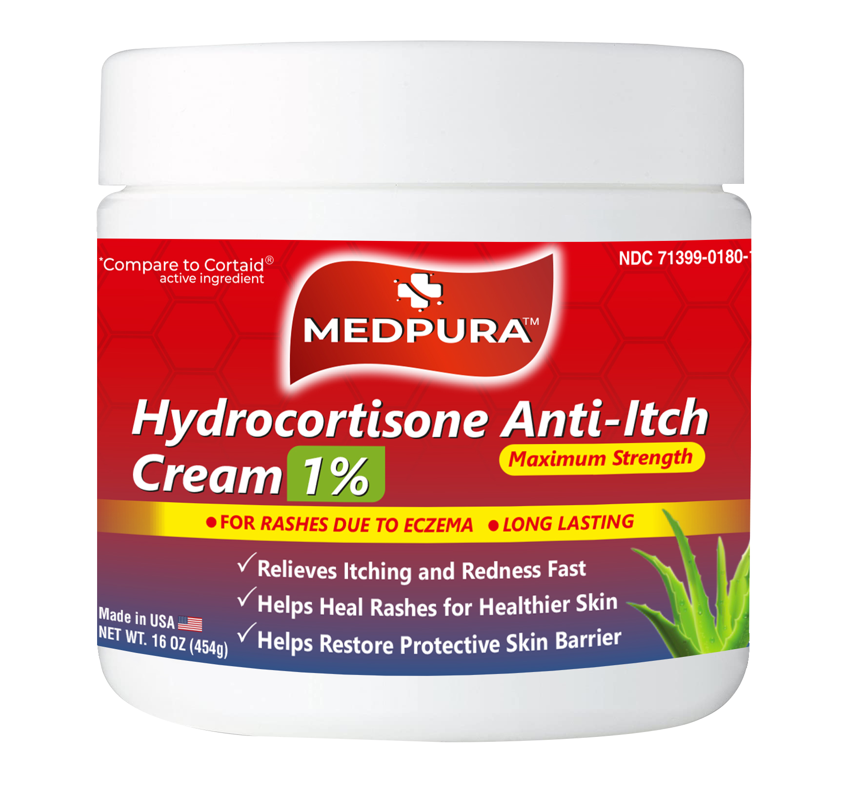 Hydrocortisone 1% Cream 16 oz